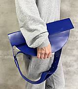 Kabelky - ULTRAMARÍN zubatka kožená kabelka - 15983765_