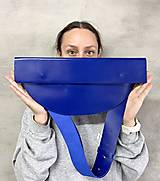 Kabelky - ULTRAMARÍN zubatka kožená kabelka - 15983767_