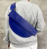 Kabelky - ULTRAMARÍN zubatka kožená kabelka - 15983768_