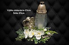 Dekorácie - Ikebana s kahancom na hrob - 15981561_