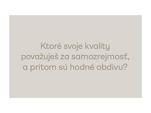 Komunikačná hra čLOVEčina Spolu k sebaláske