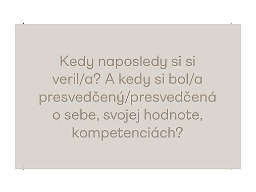 Komunikačná hra čLOVEčina Spolu k sebaláske