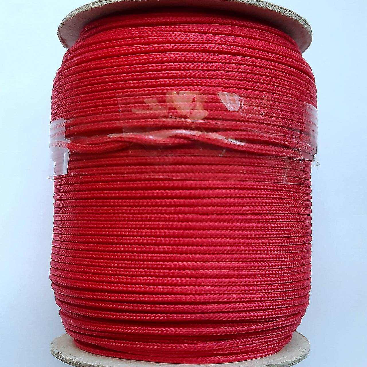 Šnúra PES 1,4mm-okrúhla-1m (červená tmavá)