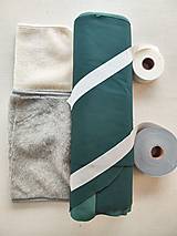 Textil - VLNIENKA Softshell zelený na fusak, nepadaciu deku, rukávnik, capačky, rukavice, - 15985135_