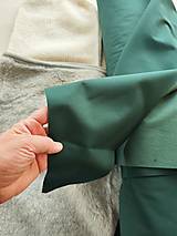 Textil - VLNIENKA Softshell zelený na fusak, nepadaciu deku, rukávnik, capačky, rukavice, - 15985136_