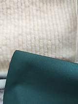 Textil - VLNIENKA Softshell zelený na fusak, nepadaciu deku, rukávnik, capačky, rukavice, - 15985138_