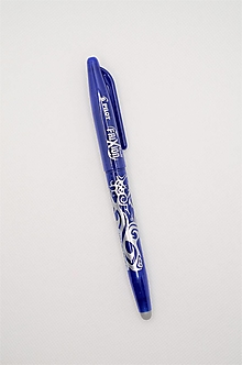 Nástroje - Gumovateľné pero modré - 15985664_