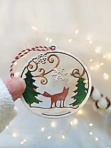 Dekorácie - Maľovaná líštička - 15990783_