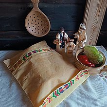 Príbory, varešky, pomôcky - Voskoľanový obal na chlieb 28x35 cm - 15990400_