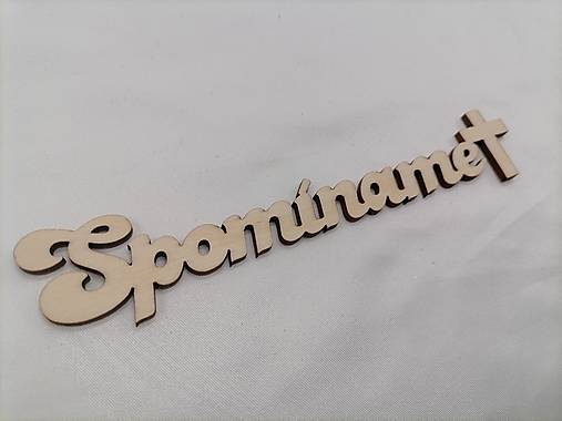 Dekorácie - Výrez spomíname - 15988463_