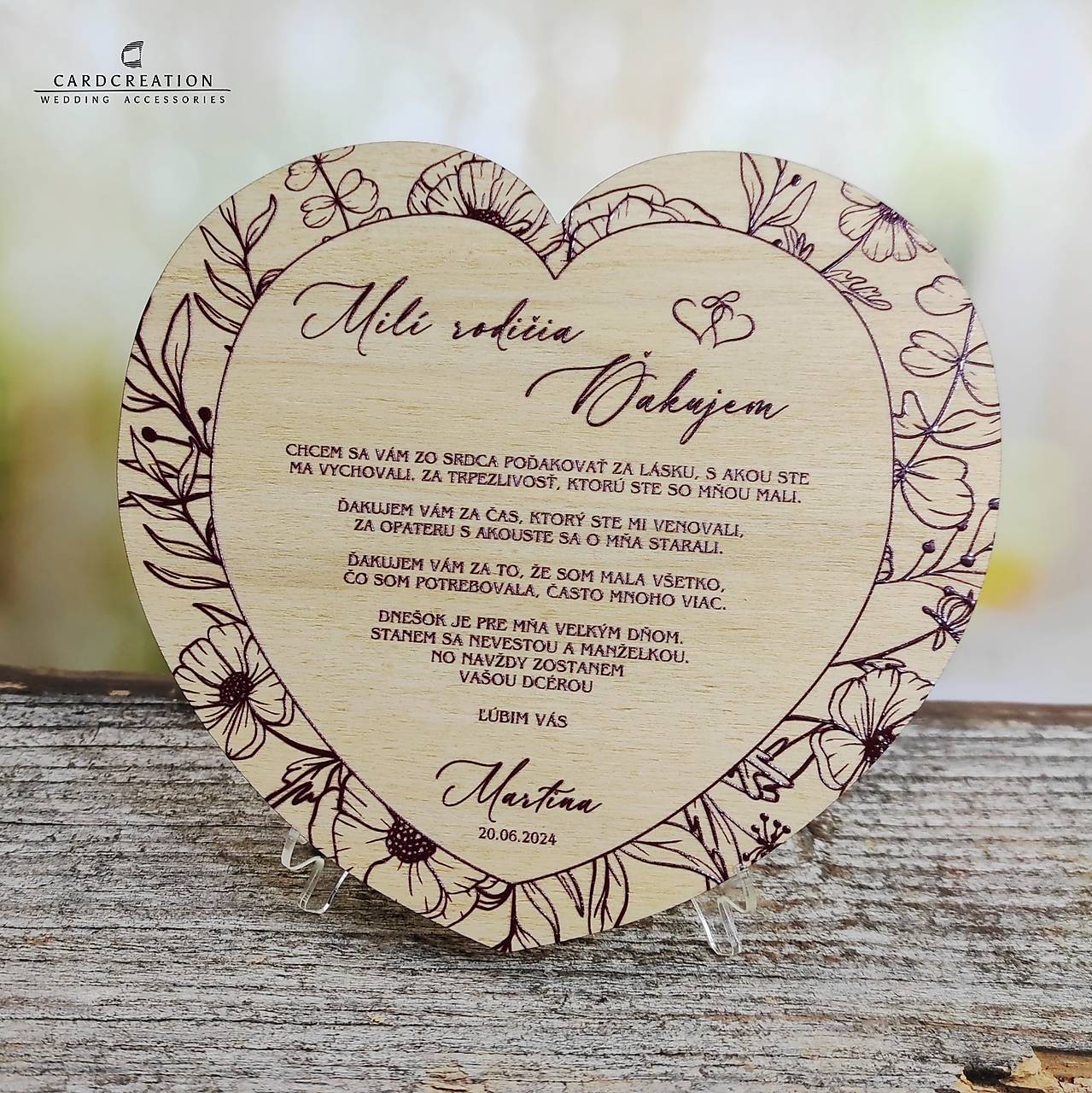 Darček pre rodičov - poďakovanie rodičom PR028BW