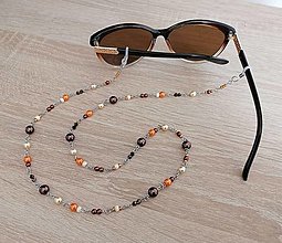 Iné šperky - Retiazka na okuliare v jesenných farbách - chirurgická oceľ - 15991626_