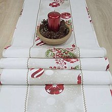 Úžitkový textil - EDMUND- vianočný stredový obrus behúň - 15992260_