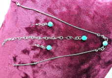 Sady šperkov - Sada šperkov- tyrkys v chirurgickej oceli... - 15991979_