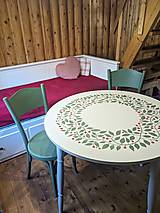 Nábytok - Okrúhly jedálenský stôl - 15991903_