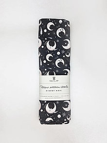 Úžitkový textil - Obrus behúň Zimná noc (tmavohnedý), 145 x 30 cm - 15992956_