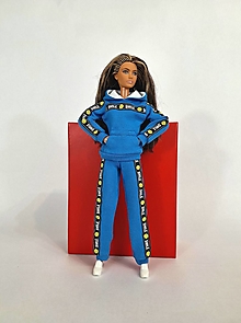 Hračky - Barbie mikina s kapucňou a vreckom č-14 - 15993072_