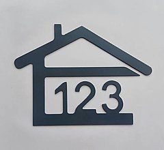 Tabuľky - Číslo domu domček - 15991199_
