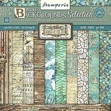 Papier - Scrapbook papier Songs of The Sea Backgrounds12 x 12 - 15995287_