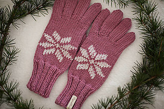 Rukavice - guanti con dita rosa - 15994911_