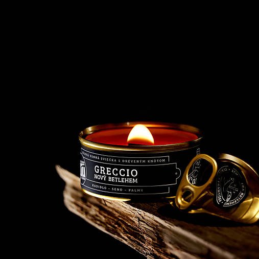 Sójová sviečka GRECCIO – NOVÝ BETLEHEM, 90 g