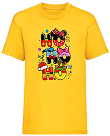 Detské oblečenie - Ho Ho Ho vianoce detské (9-11 - Žltá) - 15995581_
