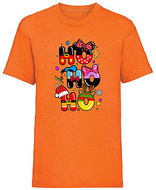 Detské oblečenie - Ho Ho Ho vianoce detské (3-4 - Oranžová) - 15995590_