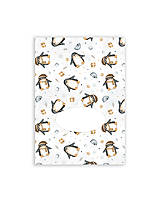 Papiernictvo - Zošit A5 - Veselí tučniaci (bielo-modrý) - 15997018_