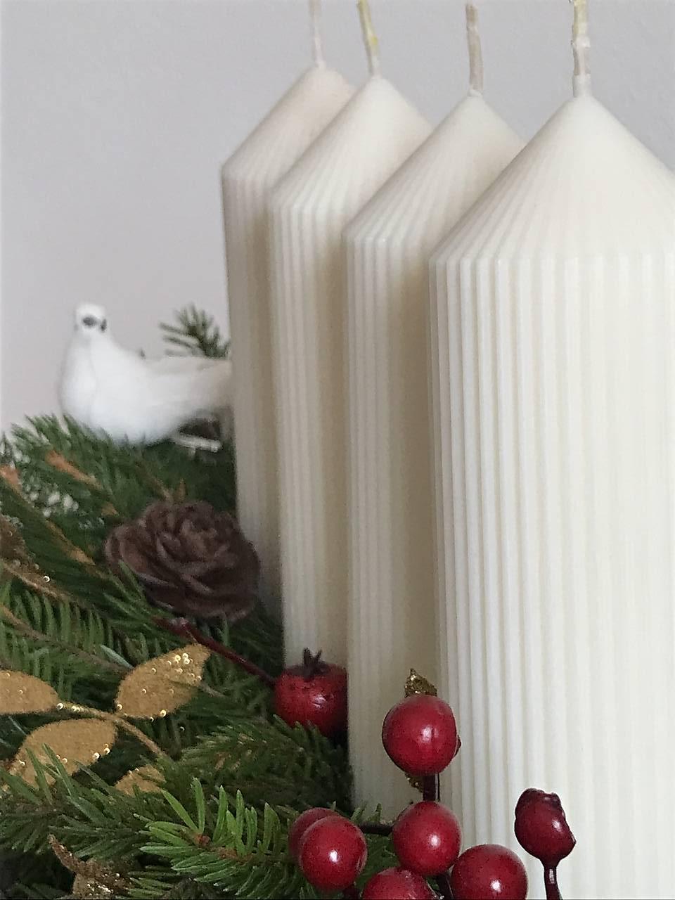 Adventné sviečky sójové I
