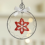 Dekorácie - vianočná dekorácia s hviezdou - 15999616_