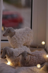 Dekorácie - Vianočné ovečky - 15998432_