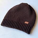 Čiapky, čelenky, klobúky - Pánska čiapka Homelesska " tmavá hnedá " - 15999455_