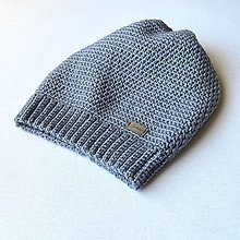 Čiapky, čelenky, klobúky - Pánska čiapka Homelesska " sivá " - 15999596_