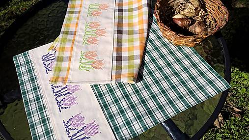 Úžitkový textil - Utierko-dečka tulipánová - 15998638_
