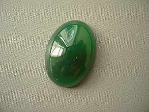 Minerály - Kabošon - achát zelený 25 mm, č.1f - 15999956_