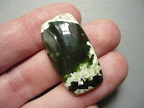 Minerály - Kabošon - chalcedon zelený 34 mm, č.2f - 16000042_