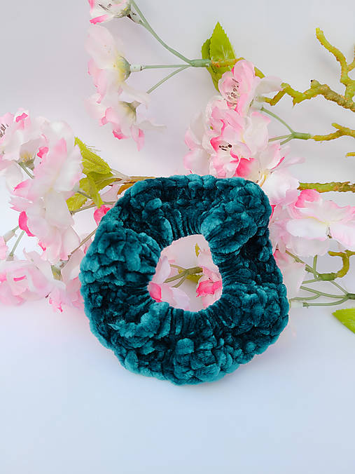 Ozdoby do vlasov - Gumička do vlasov Scrunchie dostupná v 56 farbách  - 15997615_