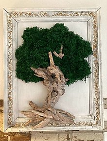 Dekorácie - machový strom - 15999874_