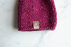 Detské čiapky - Detská pletená čiapka "Škriatok BABU" výber farieb - 16000733_