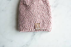 Detské čiapky - Detská pletená čiapka "Škriatok BABU" výber farieb - 16000734_