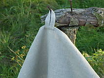 Úžitkový textil - Ľanová utierka natur uni - 16001064_