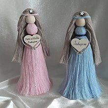 Dekorácie - Makramé bábika - 16004560_