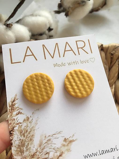 Náušnice - Náušnice Mina  (sweater weather autumn) - 16001288_