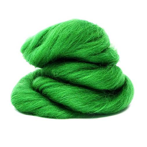 Vlna na plstenie, 100% merino, 20g (zelená 60)