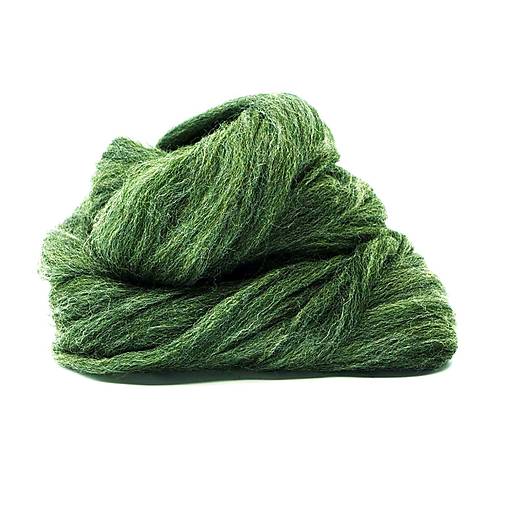 Vlna na plstenie, 100% merino, 20g (melír - zelenošedý 106)