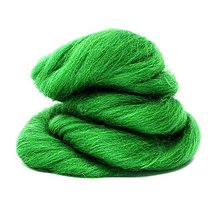 Textil - Vlna na plstenie, 100% merino, 20g (zelená 60) - 16006176_