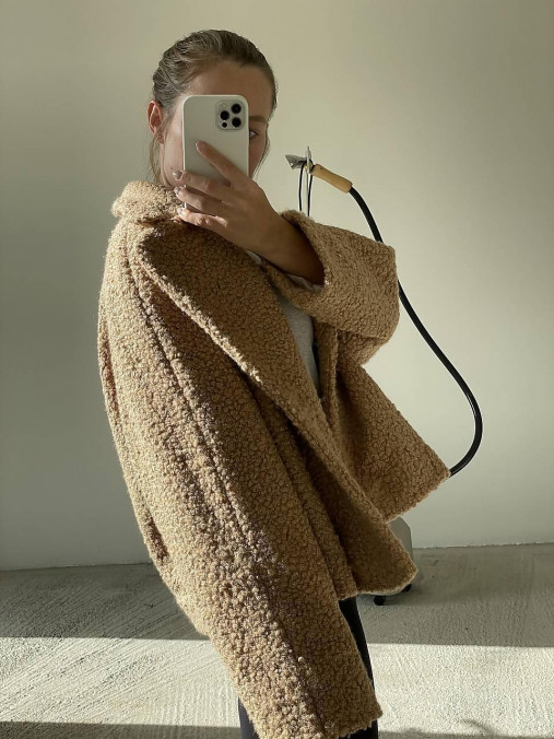 Bundy a kabáty - MASTERPIECE BUKLÉ coat BEIGE - 16010878_