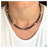 Pánske šperky - Mix Gemstones Beaded Necklace / Náhrdelník mix minerálov P101 - 16008662_