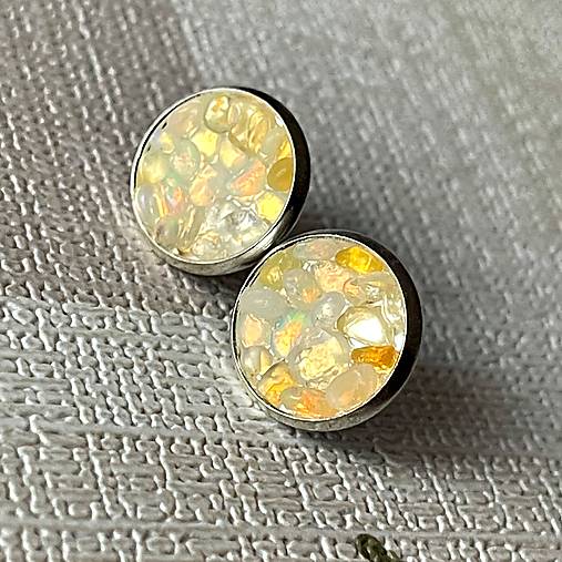 Opal Earrings / Náušnice s opálmi N0023