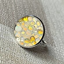 Prstene - Opal Ring / Prsteň s opálmi N0023 - 16008717_